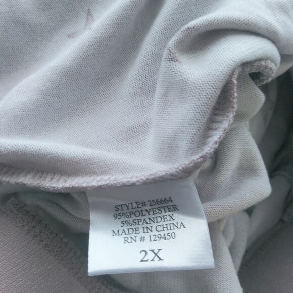 Brushed Pink Star Lounge Joggers Size 2X - Picture 7 of 7